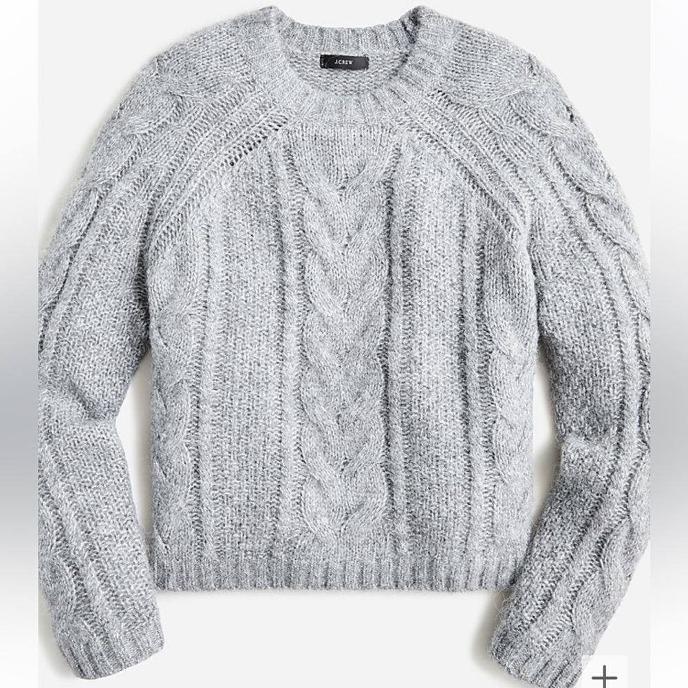 J.Crew Metallic Crewneck Sweater